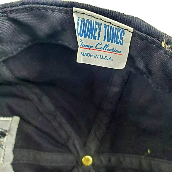 Vintage Looney Tunes Bugs Bunny Tweety Bird Dad Hat Snap Back USA - Picture 7 of 9